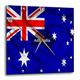 3dRose Australian Flag Design – Wanduhr, 15 von 15 Zoll (DPP 204477 _ 3)