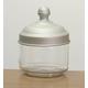 ITALO OTTINETTI Jar eloxiert Matt Aluminium Deckel 0,5 Liter, Glas und Aluminium, Metallic, One Size