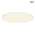 SLV LED PANEL 360 Einbauleuchte Aluminium 40 W, weiß