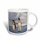 3dRose der Antarktis, Kaiser Pinguine Stehend im Winter Tasse, Keramik, weiß, 11,43 x 8,45 x 12,7 cm