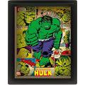 empireposter - Marvel - Hulk - Größe (cm), ca. 20x25 - 3D Poster A4, NEU - Beschreibung: - Die 3D Poster sind in einem hochwertigen Profilrahmen gerahmt, mit Aufhänger auf der Rückseite und somit fertig zum Aufhängen. -