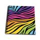 3dRose DB 113426 _ 3 Moderne Rainbow Zebra Streifen Animal Print Tween Girly Pattern-Mini Notizblock, 4 von 10,2 cm