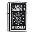 Zippo 60.002.090 Feuerzeug Jack Daniels Collection Spring 2016, Hochglanz Chrom