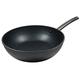 Masterpro Foodies Wok Pfanne, geschmiedetes Aluminium, Schwarz, 28 cm