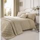 Serene Vorhang „Ebenholz“ schlichten Obergrenze und Seil, natur, King Duvet Cover Set