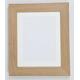 Tailored Frames – Echt Eiche Natur massiv Holz Rahmen, Größe 70 x 50 cm für A2 mit Antik Weiß Passepartout