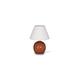 Tosel e0259 a Lampe Lampen Holz/Lampenschirm Baumwolle 60 W E14 Dunkelgrau