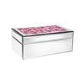 American Atelier Rechteck Spiegel Jewelry Box-pink