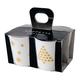 ASA 44300425 Coppetta 4er Set Espressobecher, Keramik, gelbgold - weiß, 6.5 x 6.5 x 7 cm