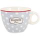 H+H Brasserie Set Tassen Tee ohne Untertasse, New Bone China, Mehrfarbig, 6 Einheiten