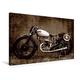 Premium Textil-Leinwand 75 cm x 50 cm quer, Ein Motiv aus dem Kalender Motorrad Oldtimer Posterbuch | Wandbild, Bild auf Keilrahmen, Fertigbild auf echter Leinwand, Leinwanddruck (CALVENDO Mobilitaet);CALVENDO Mobilitaet