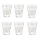 Villa d 'Este Home Tivoli Floyd Set 6 Wasserglas, Glas, transparent, 11 x 8.50 x 8.50 cm