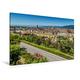 Calvendo Premium Textil-Leinwand 120 cm x 80 cm Quer, Florenz Aussicht vom Piazzale Michelangelo | Wandbild, Bild auf Keilrahmen, Fertigbild auf Echter Idyllische Skyline Orte Orte