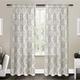 Exclusive Home Curtains Nagano, Angel-Tasche mit Vorhang-Paar, Polyester, Taupe, 54x96