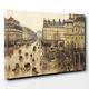 BIG Box Art Canvas Print 30 x 20 Inch (76 x 50 cm) Camille Pissaro Theatre Place - Canvas Wall Art Picture Ready to Hang