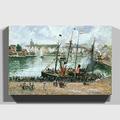 Arty Pie Camille Pissaro The Inner Harbor Canvas Print, Multi-Colour, 30 x 20-Inch