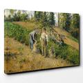 BIG Canvas Print 30 x 20 Inch (76 x 50 cm) Camille Pissaro The Inner Harbor - Canvas Wall Art Picture Ready to Hang