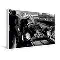 Calvendo Premium Textil-Leinwand 90 cm x 60 cm Quer, Le Mans 1967 Attwood, Courage auf Ferrari | Wandbild, Bild auf Keilrahmen, Fertigbild auf Echter Leinwand, Leinwanddruck Mobilitaet Mobilitaet