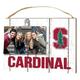 KH Sports Fan 1001100457 25,4 x 20,3 cm Stanford Cardinal Farbe Clip It Verwitterte Logo Foto Collage Rahmen