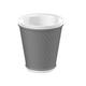 RANDWYCK Keramik und Silikon Espresso Tassen, weiß, 2 Stück