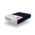 MSS Boxspring-und Wasserbetten Spannbetttuch Baumwoll-Mischgewebe Marine 200 x 200 x 20 cm