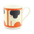 Orla Kiely Persimmon Elefant, Fine Bone China Tasse