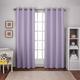 Exclusive Home für Kinder mit mit Blackout Kabeldurchführung mit Fenster Vorhang-Paar, Textil, Lilac, 52x96