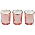 RITZENHOFF 5090003 Aroma Naturals Luxury Duftkerze 3er Set, Glas, Schwarz/Rosa, 5 x 5 x 6 cm, 3 -Einheiten