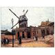 ArtPlaza Van Gogh Vincent - Le Moulin De la Galette, Dekorative Paneele, Holz, Mehrfarbig, 80 x 1.8 x 60 cm