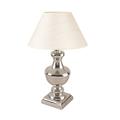 belssia Athen Lampe mit Schirm, Silber