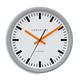 Roger Lascelles Clocks TS/SYNC/Grey/ORANGE Wanduhr, Metall, White, M