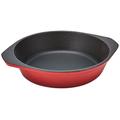 Commichef Provencale Profi Gusseisen Rund, gebackene Gericht, Rot, gusseisen, Rot, 18cm Diameter