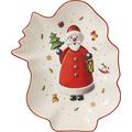 Villeroy & Boch Toy's Delight Schale in Santa-Form, Premium Porzellan, Weiß/Rot