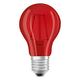 Osram LED Star Classic A Décor Red Lampe, in Kolbenform mit E27-Sockel, Dekoratives rotes Licht und Design, Ersetzt 15 Watt, 6er-Pack