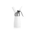 H+H White Siphon für Creme, Aluminium, Weiß