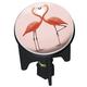 Wenko 22871100 Waschbeckenstöpsel Pluggy Flamingo Love - Abfluss-Stopfen, für alle handelsüblichen Abflüsse, Kunststoff, 3,9 x 6,5 x 3,9 cm, mehrfarbig