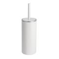 WENKO 22553100 WC-Garnitur Inca White - geschlossener WC-Bürstenhalter, Kunststoff (ABS), 10,5 x 34 x 10,5 cm, weiß