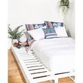 Desigual SHEET1 _ Stripe 160 * 280 1P50 * 80 Bettlaken für Bett eine Person mit Kissenbezug Baumwolle weiß 280 x 160 cm