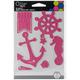 Unbekannt EK Success Nautisches sterben Vorlage, Metall, pink, 14 x 9,5 x 0,1 cm