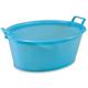 Plastime Oval Waschbecken, Blau, 14 Litre