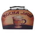 Kleiber 91998 Aufbewahrungs Koffer Mocha Java klein Aufbewahrungs Koffer, Box, Holz, Braun, 30 x 11, 5 x 18 cm