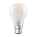 Osram LED Star Classic A Lampe, in Kolbenform mit B22d-Sockel, nicht dimmbar, Ersetzt 60 Watt, Matt, Warmweiß - 2700 Kelvin, 6er-Pack