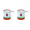 R2S 283lady Garden & Tropical Friends Set 2 Becher 30 cl Porzellan bunt 30 x 15 x 15 cm 2 Einheit (S)