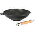 BONIOTTI SRL 2891 Wok Griff Mobile, Aluminium-Druckguss, Schwarz