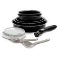 Backen Profi 181001 Easy Cook-Akku Küche 10-teilig Aluminium Schwarz 30 x 35 x 14 cm