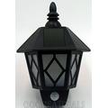 Kingavon BB Solar Wall Lantern mit Bewegungsmelder, schwarz