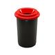 Plafor Eco Sortieren Abfalleimer, 50 l, rot