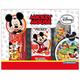 Glooke Selected Mickey Mouse Geschenkbox Doccia+Tücher + Puzzle, Mehrfarbig