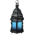 Smart Living Company Dekorative, rustikale Marokkanische Laterne Kerzenhalter Outdoor, 14,6 x 12,7 x 31 cm 544 g