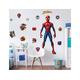 Walltastic Raumaufkleber mit großen Figuren aus Spider-Man, Vinyl, Bunt, 52.5 x 7 x 7 cm